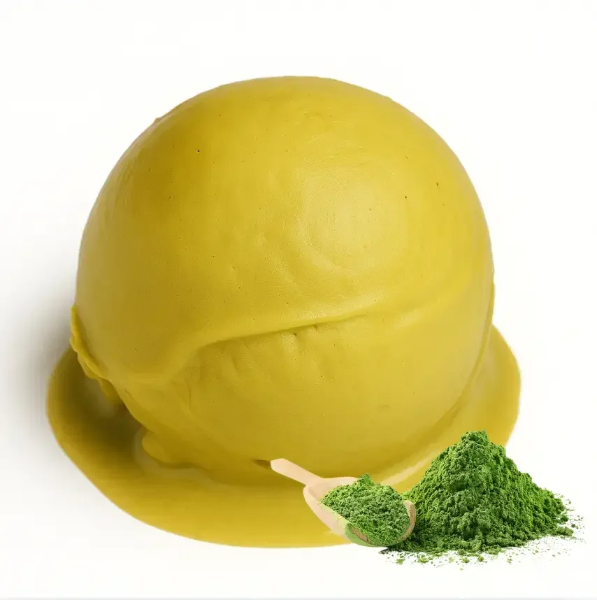 Bola de helado de te matcha